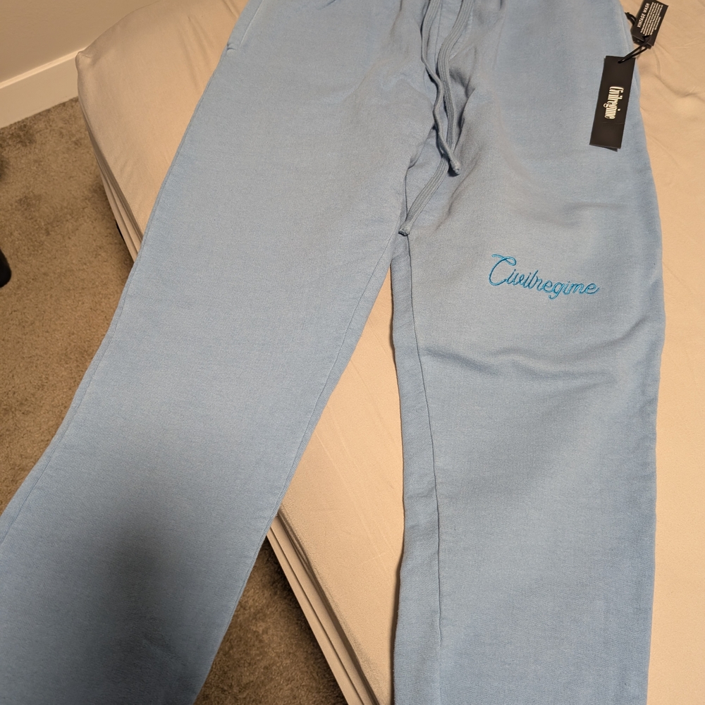 Civil Regime Light Blue Sweatpants for Men